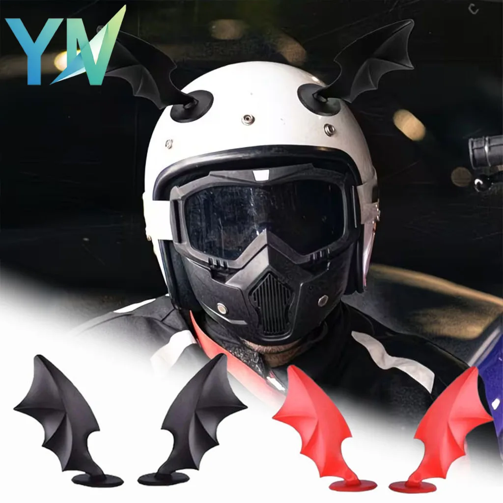 1-20PCS Cute Demon Horns for Helmet Removable Suction Cup Decor Compatible Bike Motorcycle Electric Scooter Personalized Gift