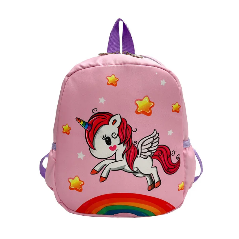 New Children's Korean Version Cartoon Cute Dinosaur Unicorn Kindergarten School Bag for 2-5 Years Old Boys and Girls Travel Bags