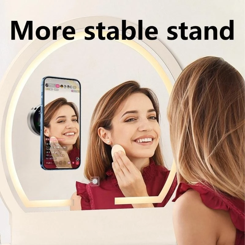 

R1WD Магнитный автомобильный держатель телефона Вращающийся автомобильный вакуумный держатель телефона Беспроводная зарядка со