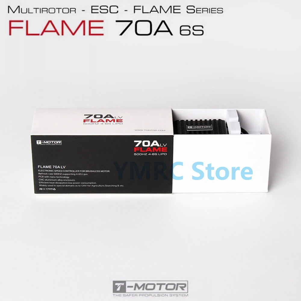 T-MOTOR FLAME 70A 4-6S LiPo NO BEC BLDC Brushless ESC Speed Controller per multirotore Drone UAV