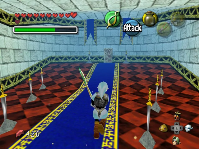 لعبة 64 بت ** أسطورة Z - برج اليقطين (إصدار الولايات المتحدة الأمريكية!! اللغة الانجليزية!!)