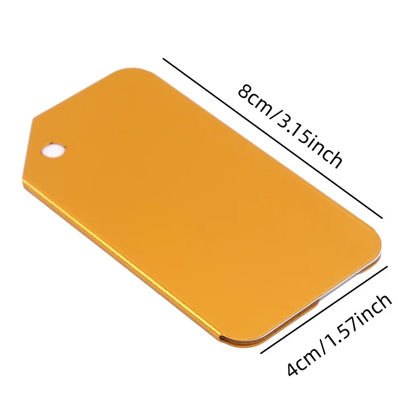 5Pcs 수하물 태그 알루미늄 합금 가방 태그 수하물 태그 Id 가방 용 수하물 태그 여행 수하물 수하물 식별자