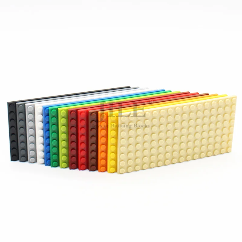 10pcs Moc Small Size Base Plate 8x16 92438 DIY Creative Enlighten Building Blocks Bricks Compatible with Assembles Particles