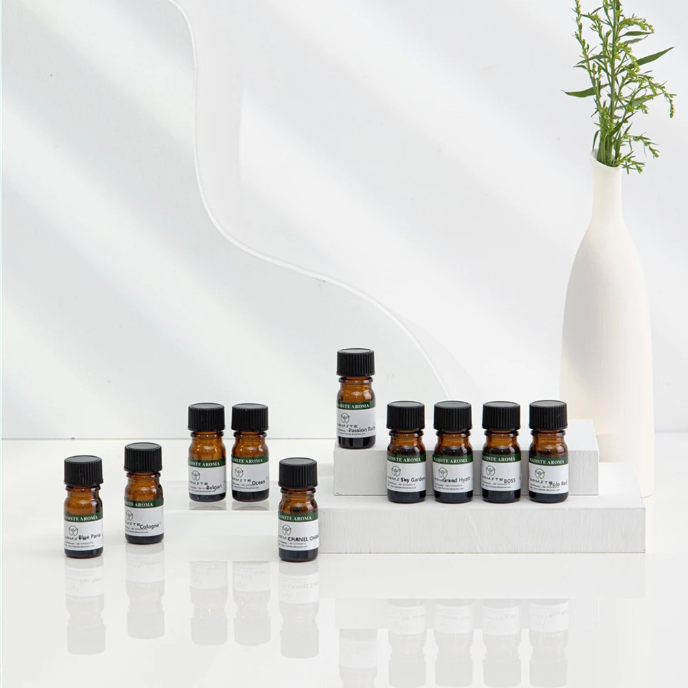 5ml Essential Oil Samples Sets of Various Types Fragrance Series   Natural Plant Flavoring for Office Home Liquid Air Freshener