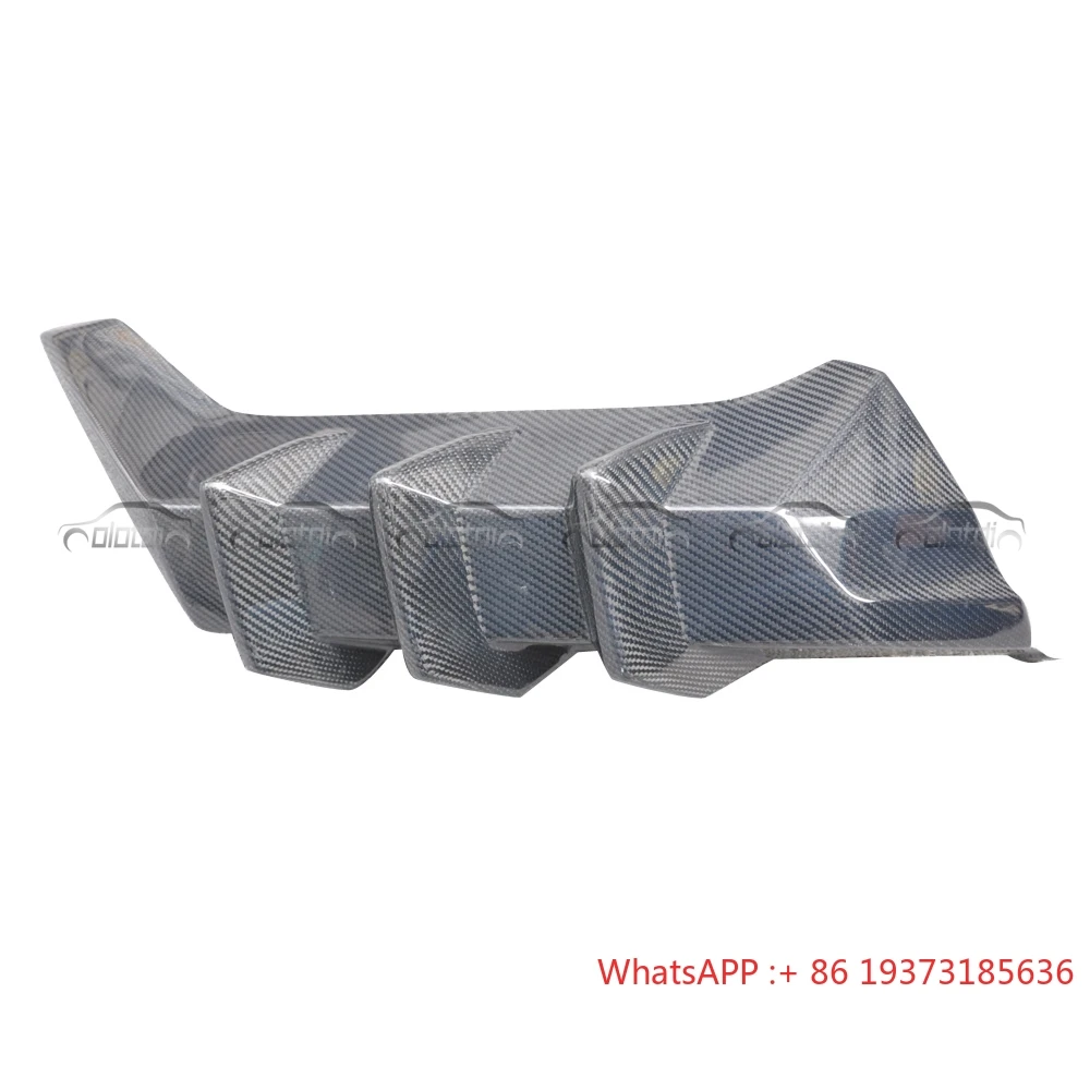 M نمط الكربون زعانف سبويلر المصد الخلفي الشفاه الجناح الخائن لهوندا سيفيك FK8 نوع R الناشر 2012 +
