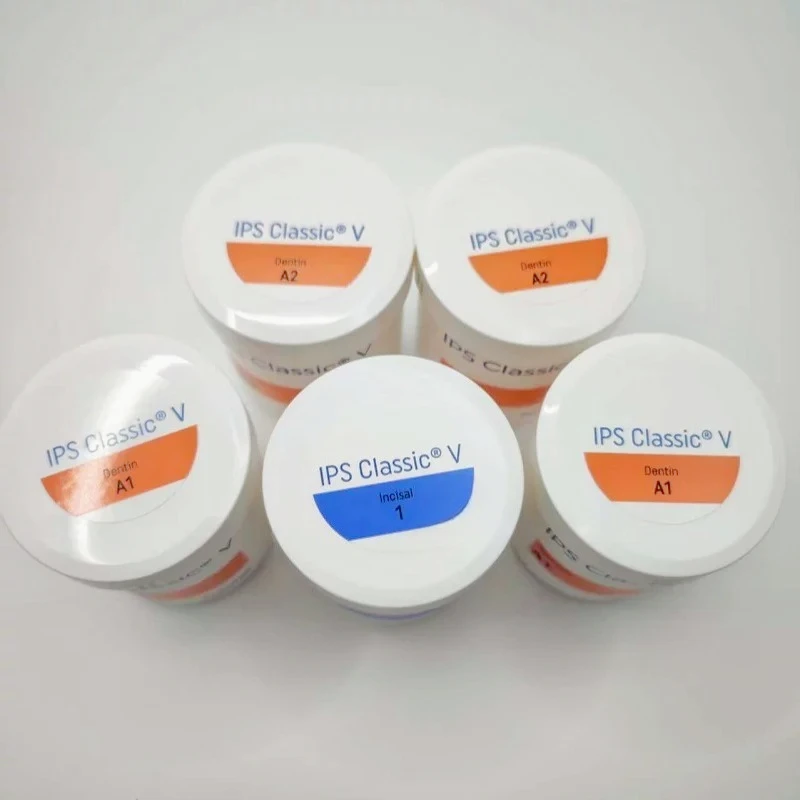 Dental Material IPS Classic Dental Metal Ceramic Powder Dental Porcelain Crown Bridge Restoration Porcelain Powder 100g