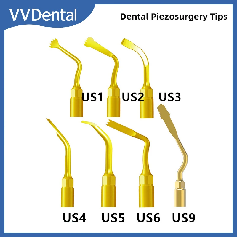 Dental Piezosurgery Tips for Mectron Woodpecker Ultrasonic Bone Cutter Dental Machine Micro-saw  Bone Cutting Dentistry Tools