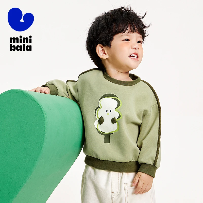 Mini Bala maglione a maniche lunghe Unisex bambini maglione a maniche lunghe primavera alla moda carino bambini Top