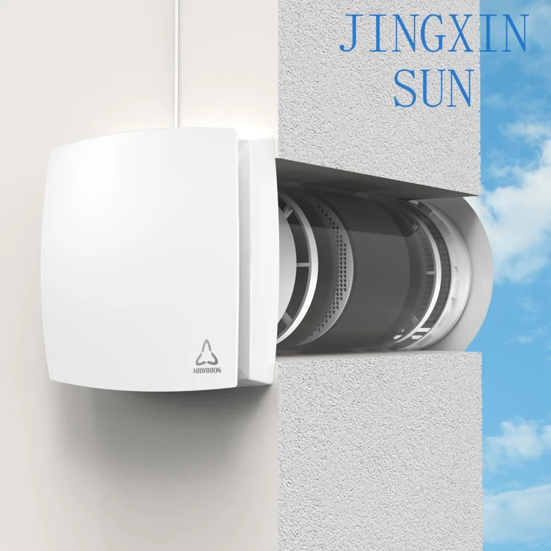 Ductless Recovery Air ERV Energy Recovery Ventilator for Single Rooms HRV Ventilation Wall Mount Air Recuperator for Home