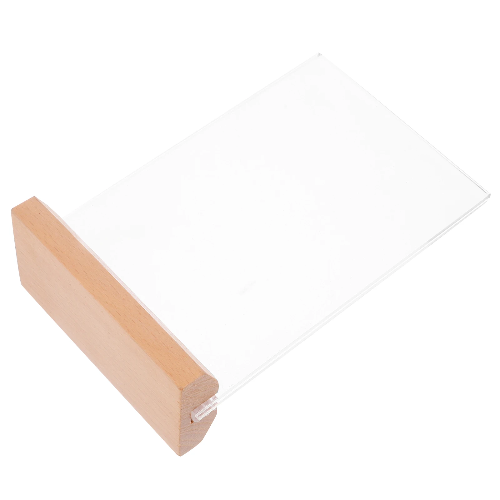 

Acrylic Sign Holder Clear Display Stand 5 91x3 94 Inches Reusable Price Stand for Store Restaurant Hotel A6 Size Letter Board