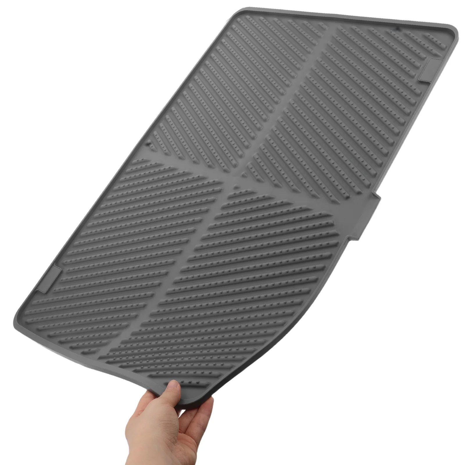 

Silicone Pet Mat Large Extra Cat Litter Collector Rug Foldable Nonslip Durable Silica Gel Mats for Pets Placemat
