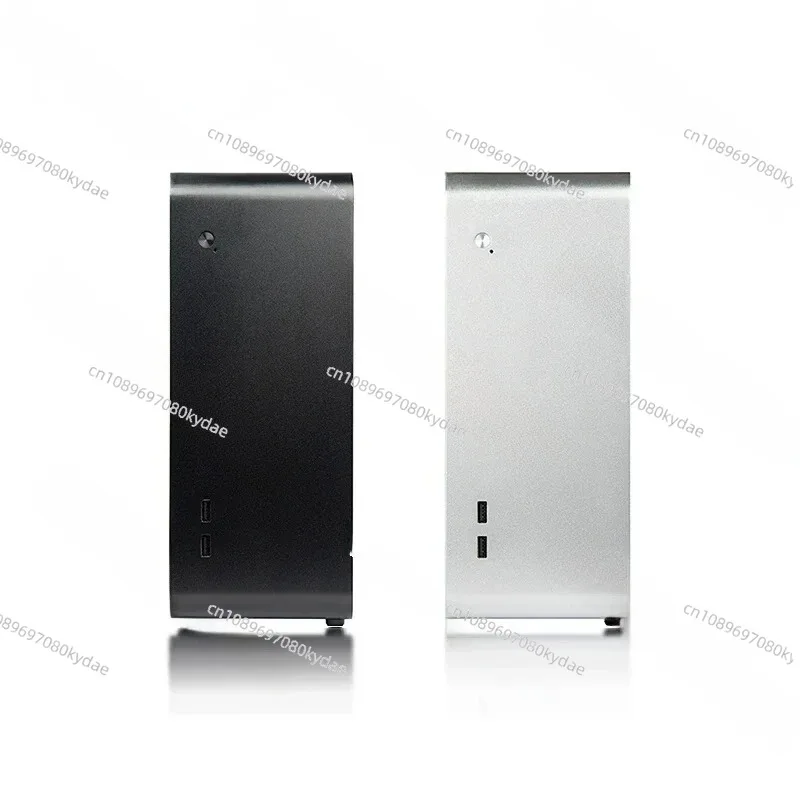 Aluminum Gaming PC Chassis Micro ATX ITX DIY Tower Case With Vertical Graphics Card Bracket