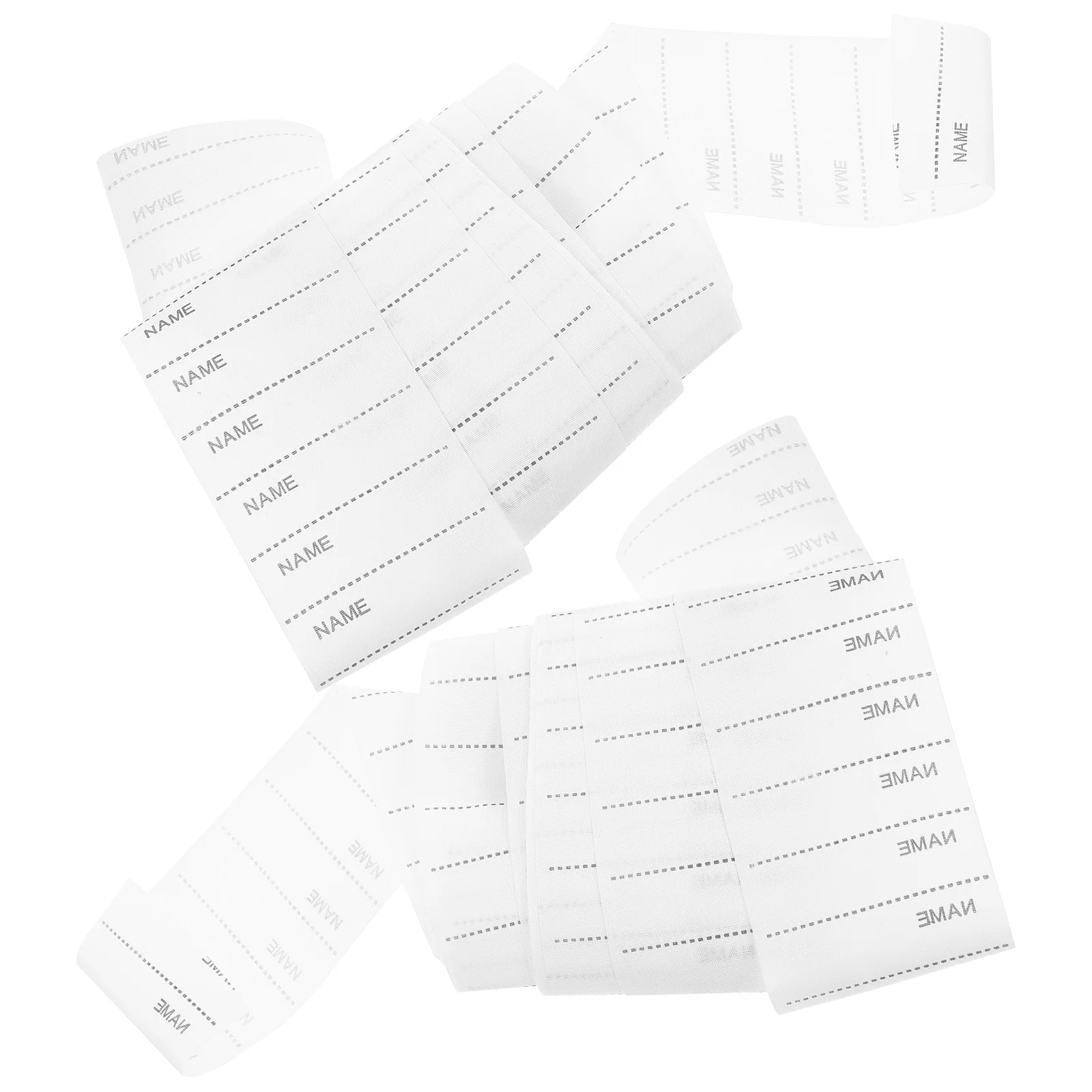 2 Sets Name Belt Clothing Label Apparel DIY Iron Clothes Tag Washable Labels Writable