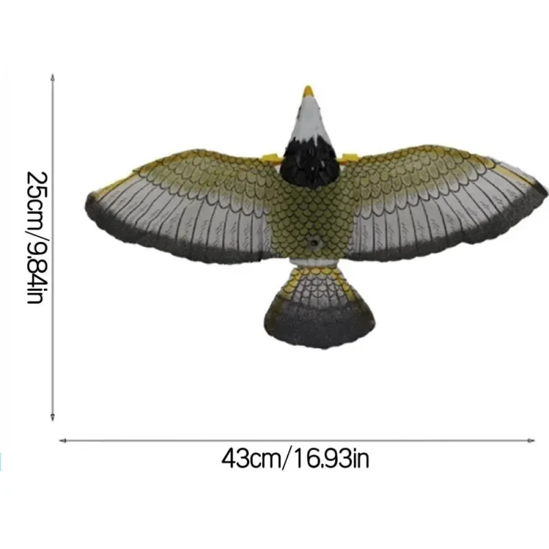 Elektronische Flying Eagle Sling Zwevende Vogelmodel met LED-geluid Kinderspeelgoed Cadeau Elektrische 360-graden Flying Eagle