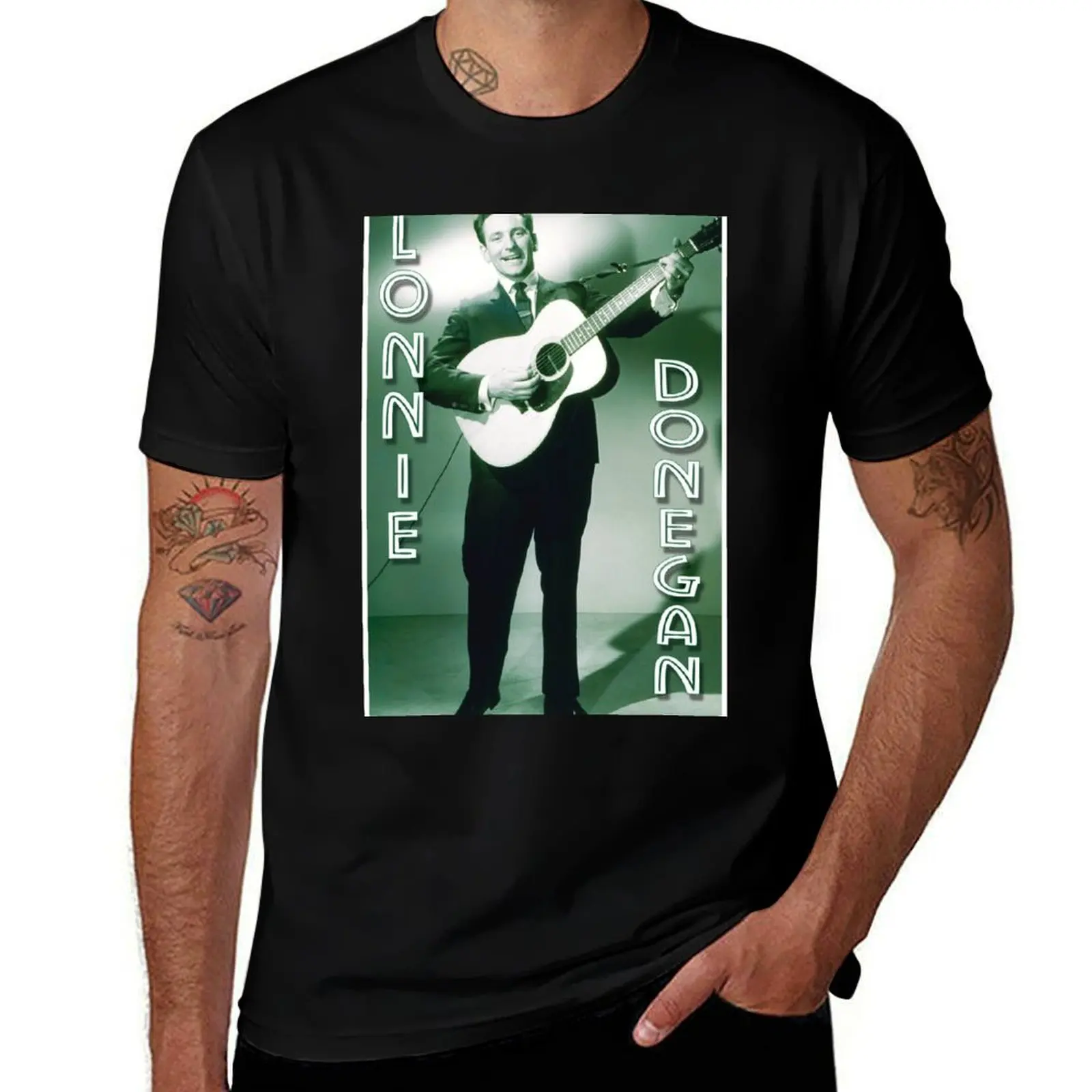 

Lonnie Donegan T-Shirt anime tshirt t shirts for man pack white funny t shirts man T-shirt