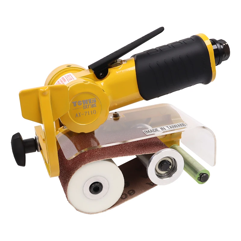 60X260mm handheld belt sander pneumatic polishing machine pneumatic grinding machine stainless steel wire drawing machine