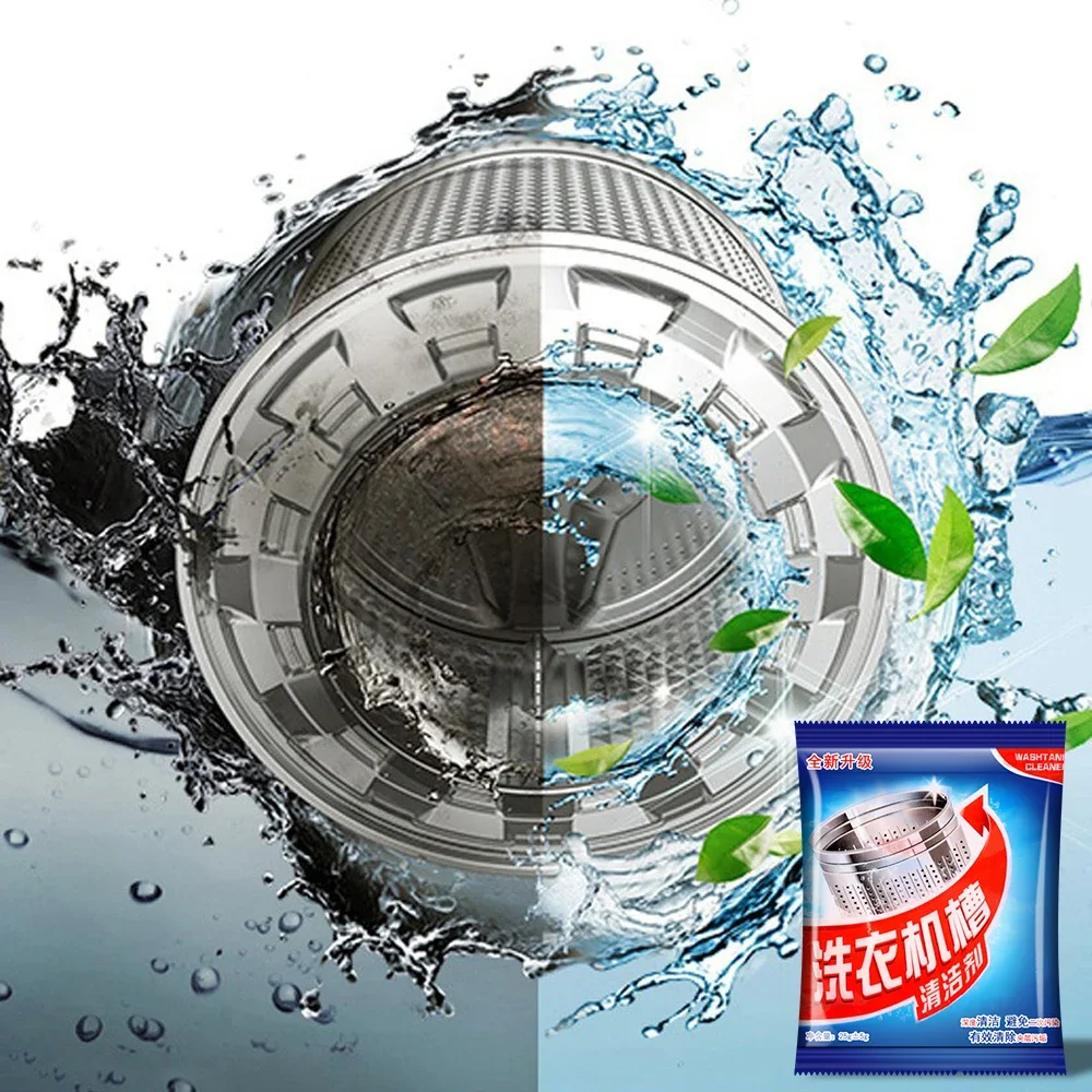 Washing Machine Cleaning Powder in Bags Washing Machine Tank Cleaning Agent Effective Removal Mildew Laundry Cleaner Surfactant