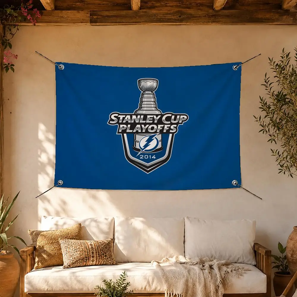 Pro Team Tampa Bay Lightning Flags Room Home Decor Wall‑Hanging Art Banner, Outdoor for Bedroom Party Background Decoration