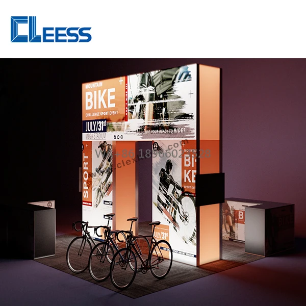 Modular Exhibition Booth Design Seg Light Box Expo Booth Tradeshow Booth Display