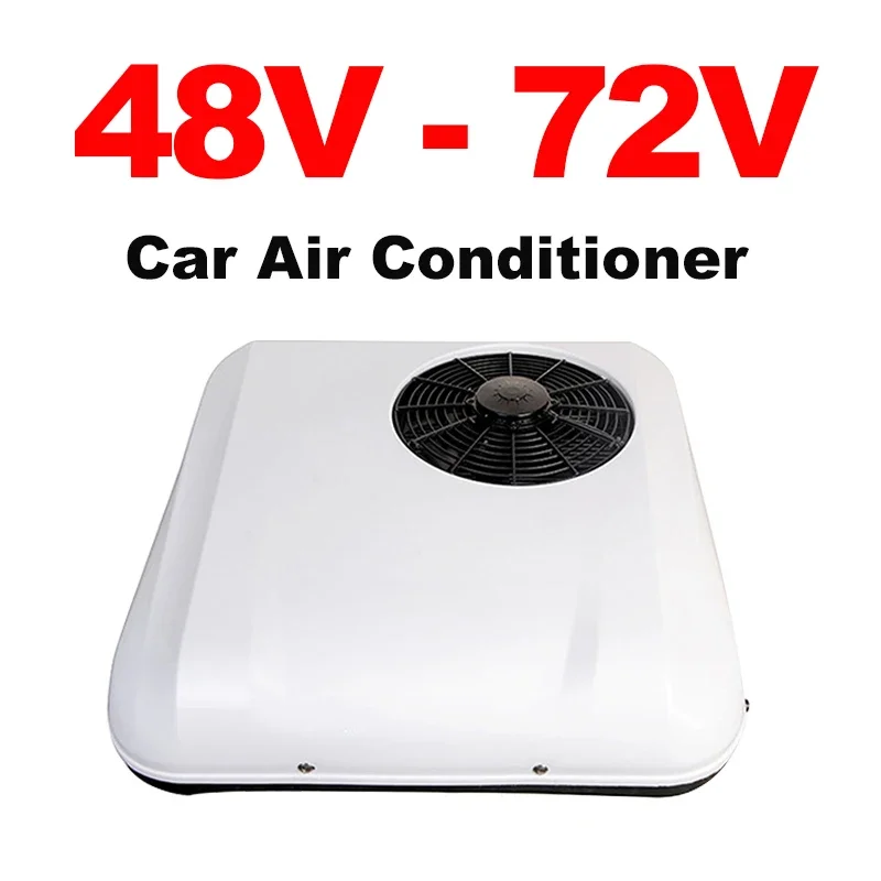 48V/60V/72V Air Conditioner Heating Cooling Truck Overhead Top-Mounted Parking Air Conditioner Integrated Machine 2000W/2600W