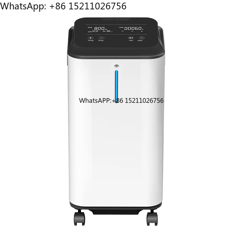 Concentrador de Oxígeno Veterinario Portátil HICOMED con Certificación CE e ISO, 95% de Pureza, 5L, Concentrador de Oxígeno Médico en Venta