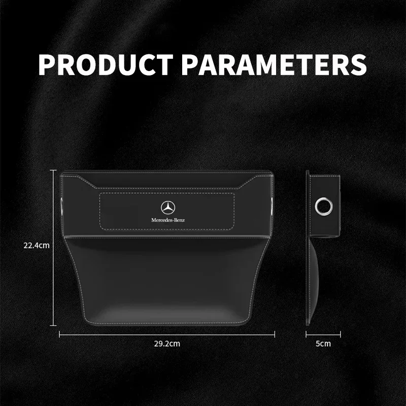 مقعد السيارة الفجوة المنظم مقعد شق فتحة صندوق تخزين لمرسيدس بنز B/C/E/S الفئة أ الفئة C200L GLC GLE CLA اكسسوارات السيارات