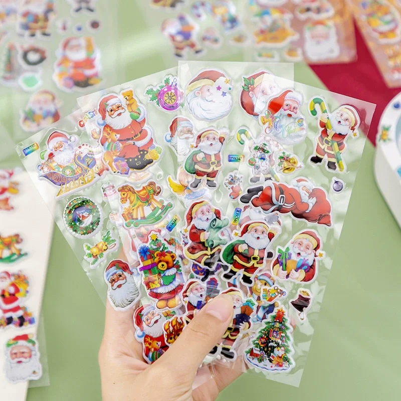 5Pcs 3D Puffy Stickers For students Engineering Vehicle Excavator Stickers Cartoon Cars Stickers For Gift