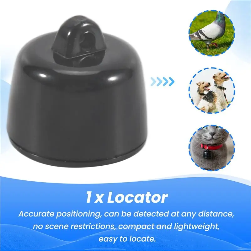 Localizador de Animais de Estimação B63B - Mini Rastreador GPS para Pássaros e Pombos, à Prova d'Água, Rastreamento em Tempo Real