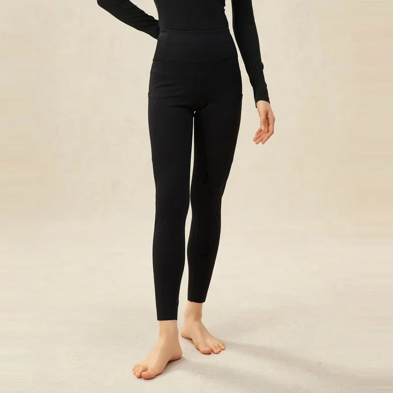 

Брюки для йоги с высокой талией, повседневные брюки из кожи, эластичные длинные брюки для осеннего сезона, полиуретановый нейлон с высокой талией