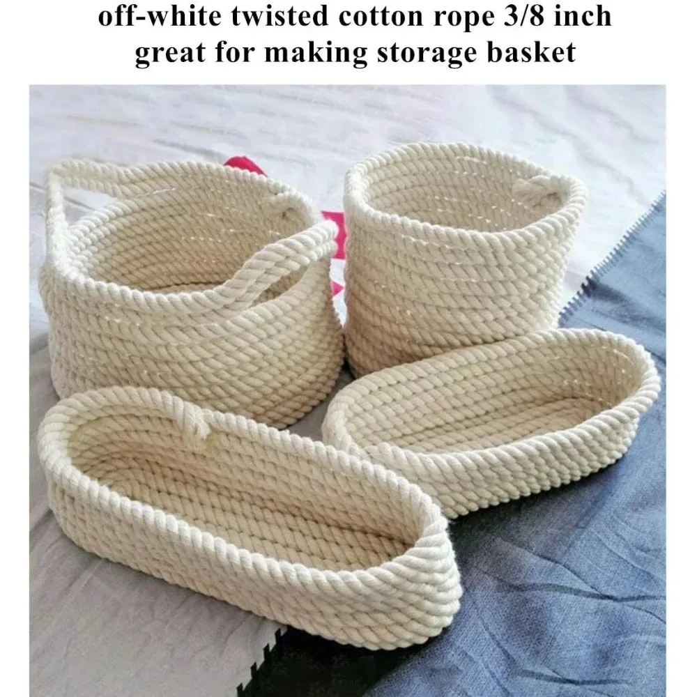 أخبار 3 ستراند 5 6 7 8 9 10 12 13 15 18 20 25 مللي متر مكرامية حبل القطن الطبيعي حبل مضفر Crafts بها بنفسك الحرف جميع الأغراض الغسيل 2025