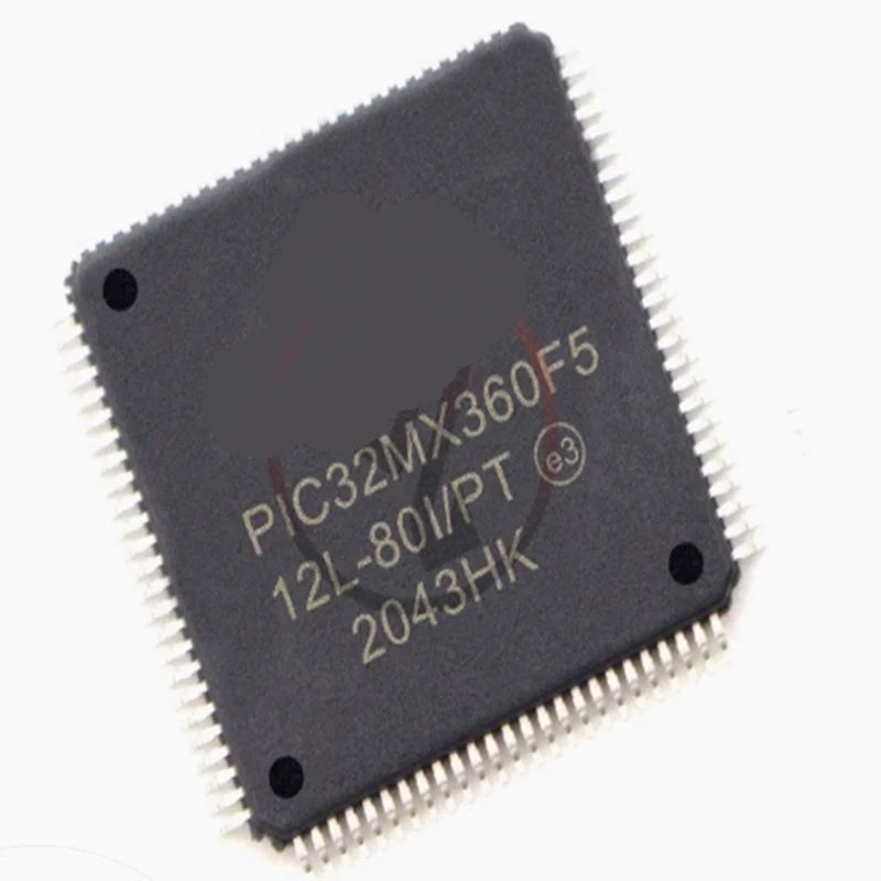 1pcs-5pcs PIC32MX360F512L-80I/PT TQFP-100 32-bit microcontroller MIPS32 M4K core, 80MHz