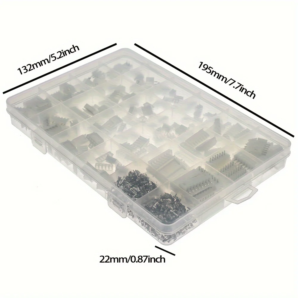 XH2.54  230pcs/720pcs/Box Connector Kit 2.54mm Pitch Jumper Wire Terminal for PCB LED Strip Arduino/Raspberry Pi Projects Electr