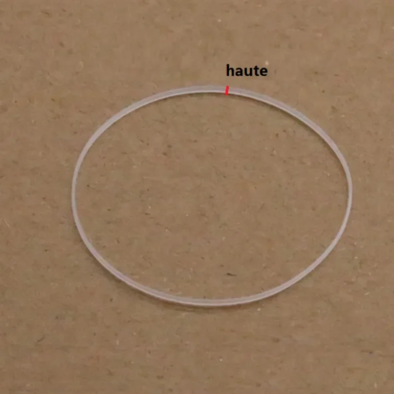 0.8mm Height Waterproof Watch Crystal I-ring Plastic Glass Gasket Inner Diameter 26mm to 35.5mm T2485