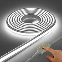 2M-10M Touch Sensor COB LED Strip Neon Lamp 24V Dimmable New Pure Silicone Tape for Cabinet Mirror Backlight 2Intallation Method