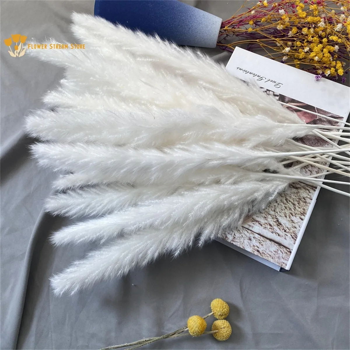 

Natural Dried Flowers Pampas Grass for Wedding Decoration Artificial Plants Christmas Arrangements Bouquet Home Decor Supplies