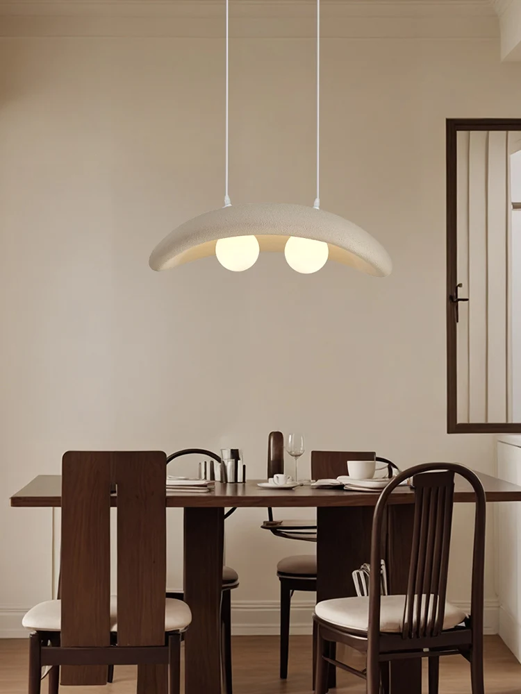 Pendant Lights Nordic Wabi Sabi Living Dining Room Bedroom Decoration Ceiling Chandelier Lighting Lustre Hanging Lamps Fixtures