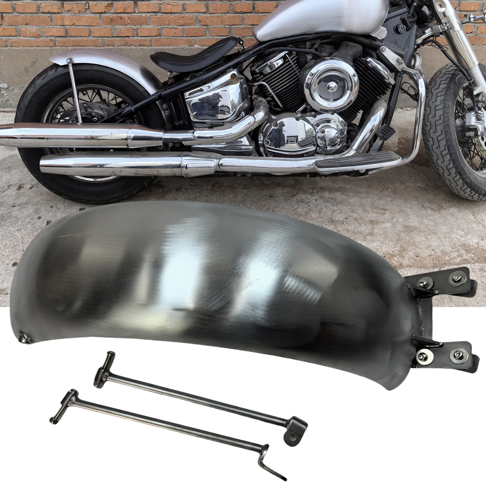 

For YAMAHA DRAGSTAR1100 XVS1100 V-Star1100 Vstar 1100 Motorcycle Rear Fender Plate Mudguard Wheel Mud Guard Cover