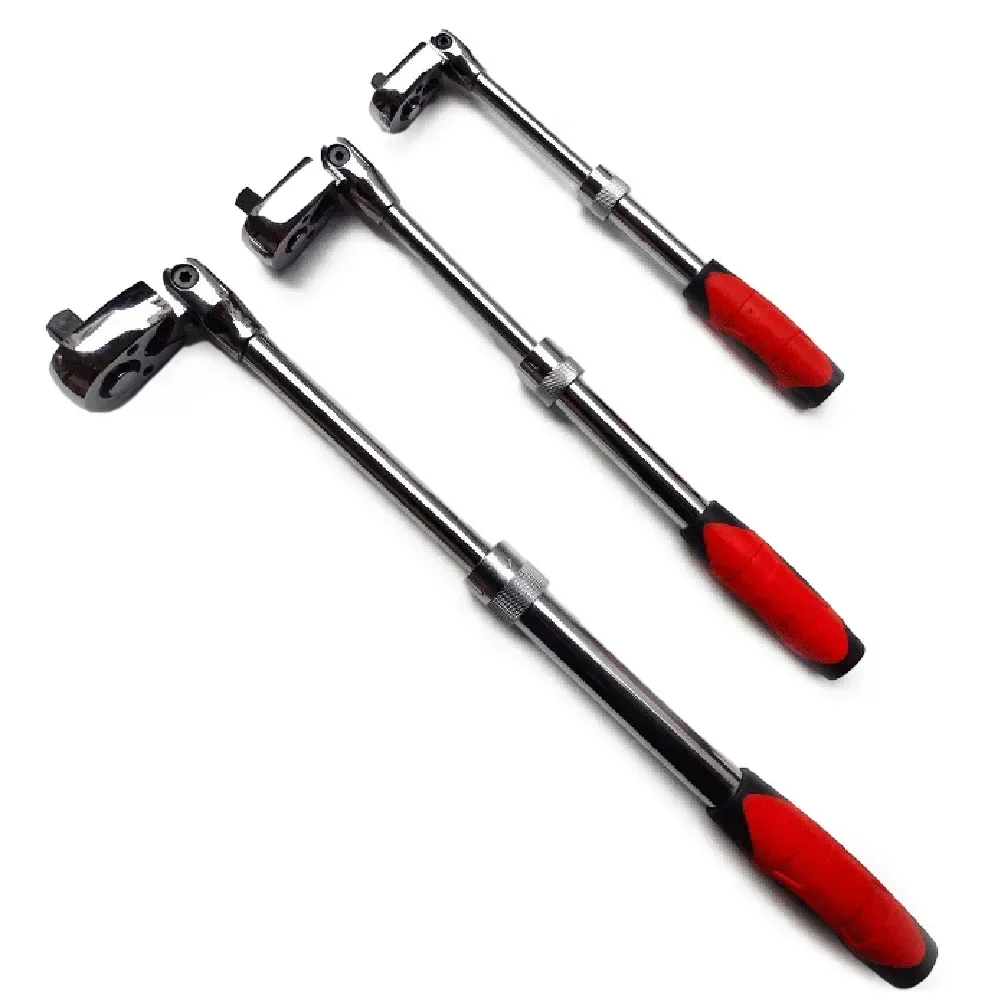 72Tooth Flex Head Socket Ratchet Wrench Extendable Spanner 1/4\