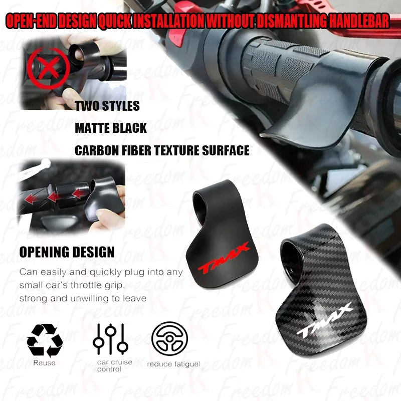 For Motorcycle Accessories TMAX 500 560 530 SX DX Throttle Accelerator Booster Handlebar Grip Assistant Clip Labor Saver