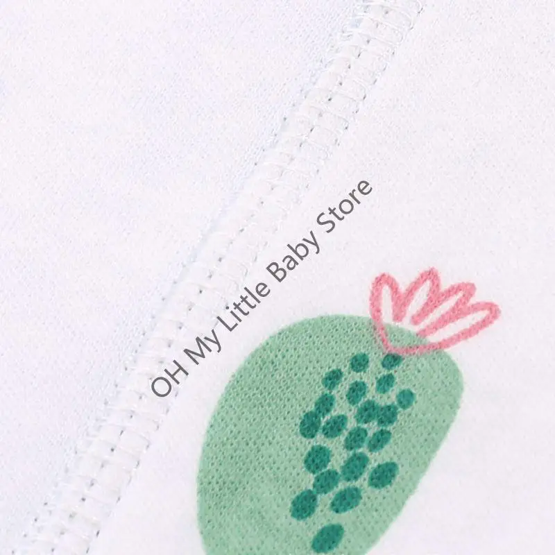 M76C الوليد الطفل مقاوم للماء القطن سروال التدريب القماش الملونة الحيوان ديناصور طباعة حفاضات تنورة سرير وسادة فراش