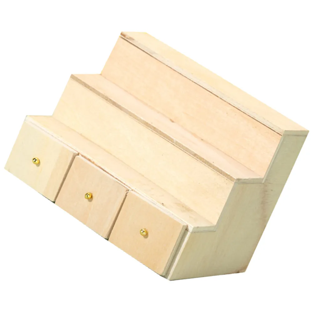 

Миниатюрный деревянный шкафчик, декоративный элемент для дома, украшение для гостиной и спальни, мини-мебель, модели