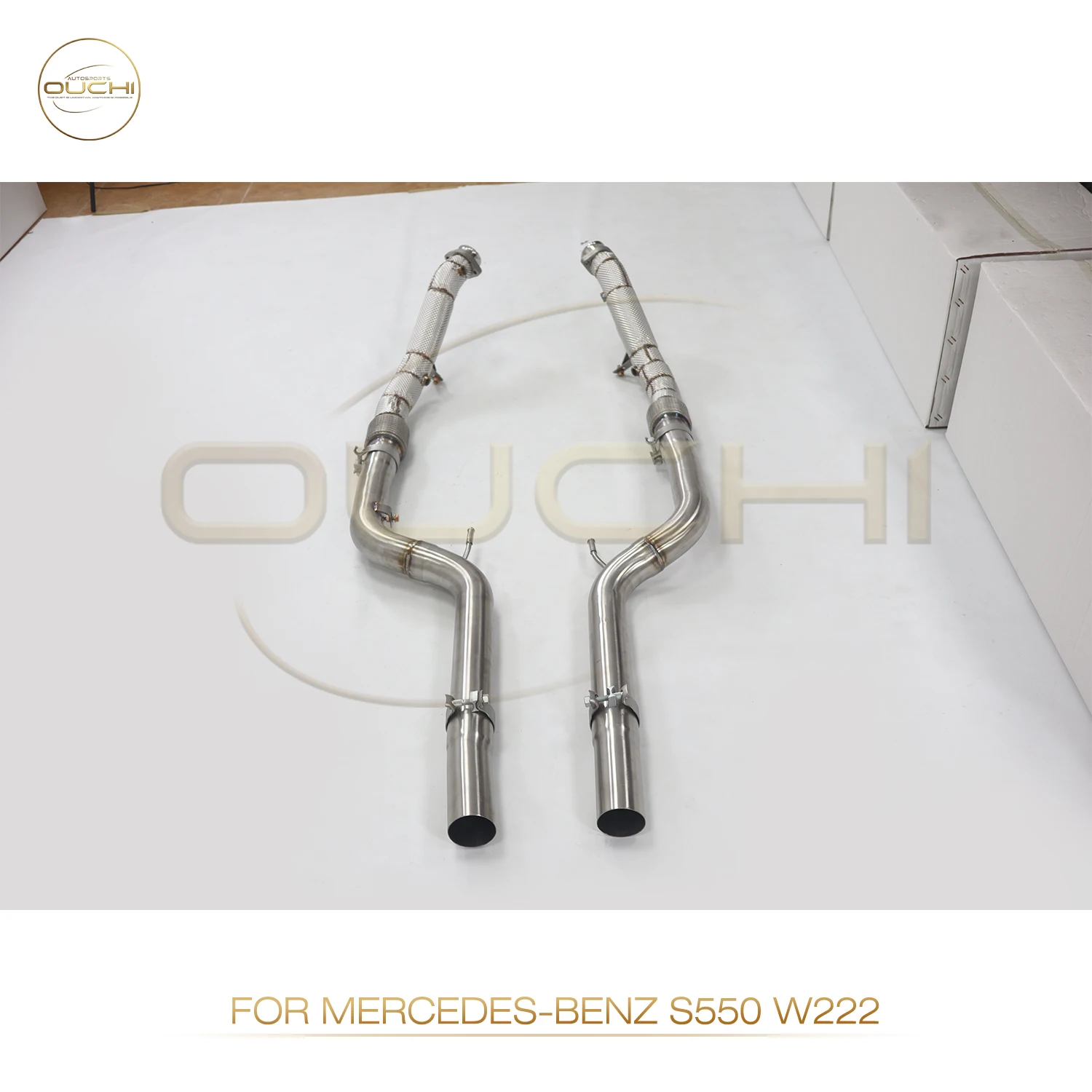 

OUCHI Auto Performance Parts Exhaust Pipe For Mercedes-Benz S550 W222 With Catalytic Converter Exhaust Pipe