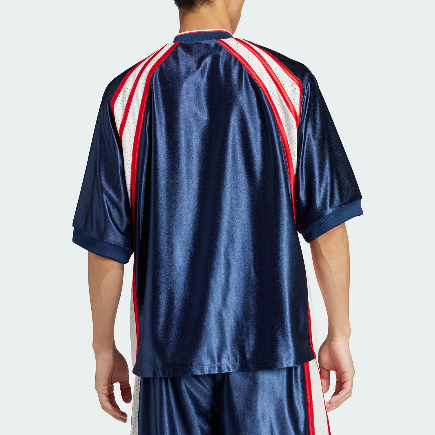 Adidas Originals 2025 Spring New Season Men's Patchwork Loose Short Sleeve JD5410