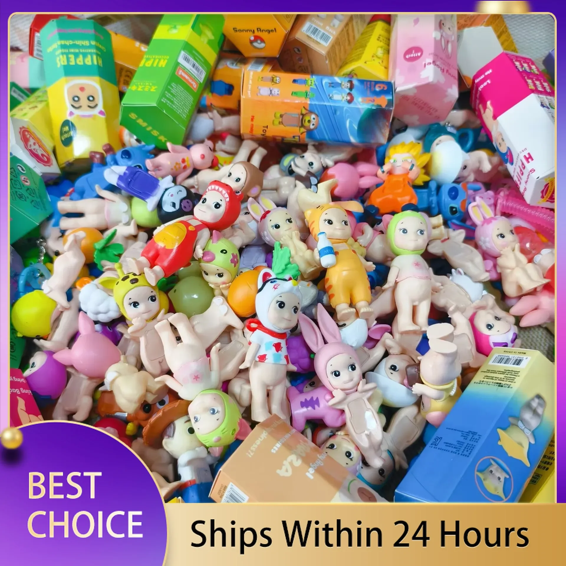 

2025 Sonny Angel Hot Sale Angel Doll Statuettes 1pcs 10pcs Original Fashionable Toy Ornaments Table Toys Birthday Gift for Kids