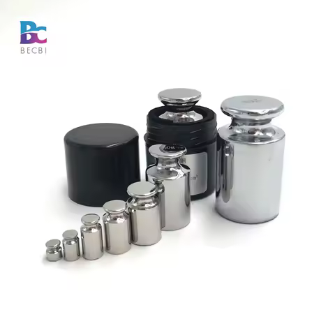 F2 Products Gram Weights for Calibrating Digital Scales Stainless Steel Material with Adjusting cavity