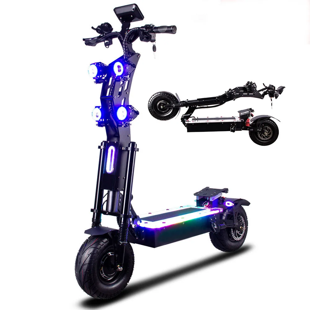 USA WAREHOUSE MOQ1 72V 8000W Electric Scooter With 13inch Off Road Waterproof Removeable Battery Newest 84V Electric Scooter