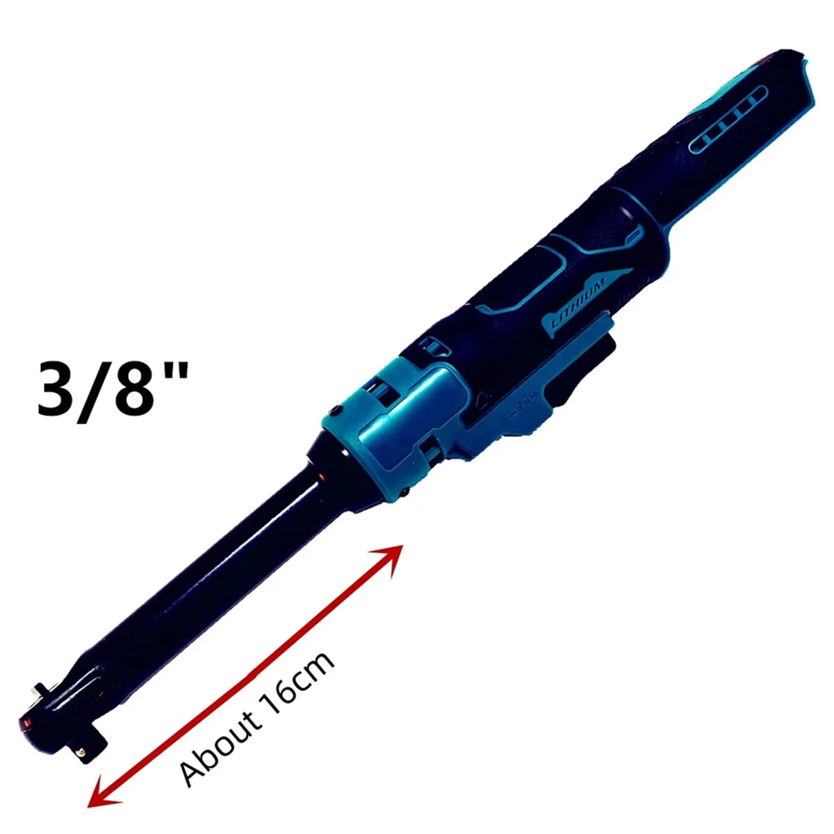 

Y02AElectric Ratchet Wrench Extended Head Removal Screw Nut 220N.M 3/8 Inch Cordless Power Tools for Makita 18V Battery