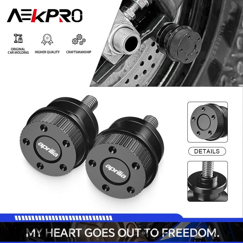 

For RS660 RSV4 FACTORT RSV4-RR RSV4-R RSV4-RF Motorcycle Swingarm Spools Slider Stands Screw Swing Arm Parking Rack rs660 rsv4