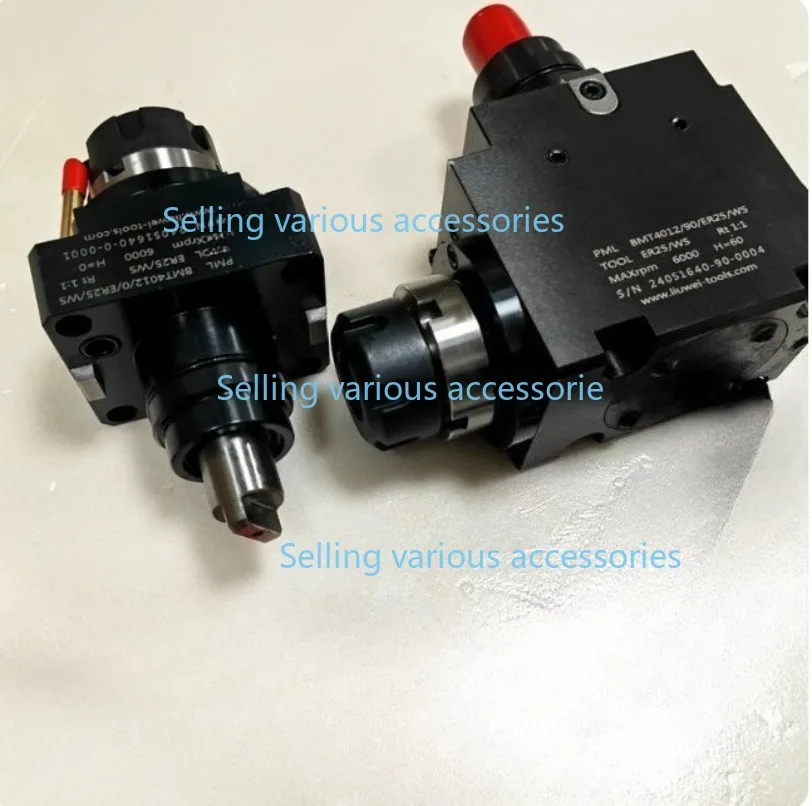 0° 90° BMT Live Tool Holder CNC Lathe Power Head Radial Driven Tooling for Turning Milling Composite Turret BMT45 BMT55