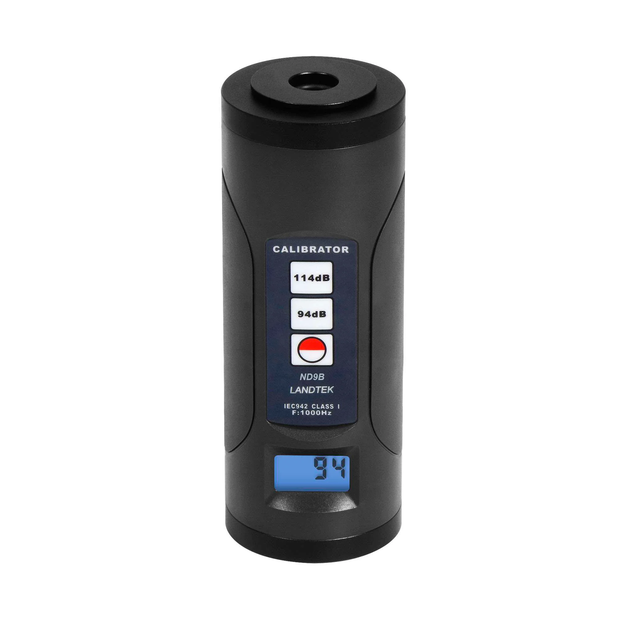 Sound Level Meter Calibrator ND9B Noise Meter Calibrator 94 dB and 114 dB 1000Hz 1'',1/2'' Minute Meter Calibrator